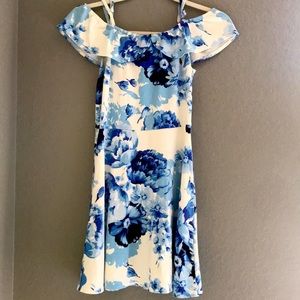 Blue flower dress